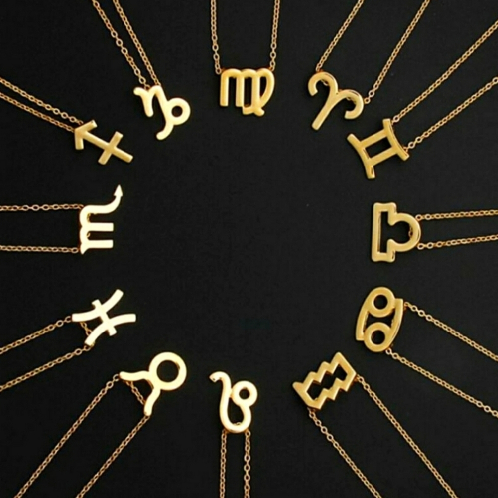 Gold Plated Zodiac Pendant Necklace - Picture 2 of 9